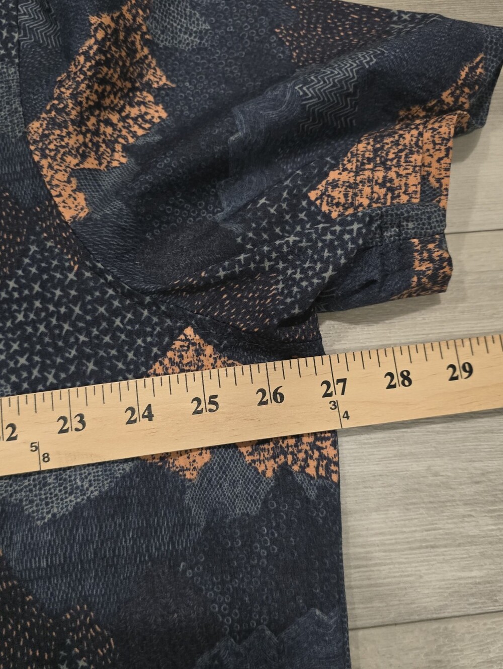 NWT L.L.Bean All Adventure Shirt XL Regular Rangely Blue Landscape Mountain - Picture 4 of 5